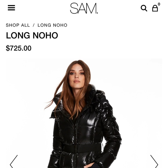 SAM long puffer coat